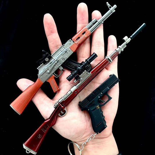 [Special Offer] PUBG Mini Gun Model Fidget Toy AK47+Kar98+Glok