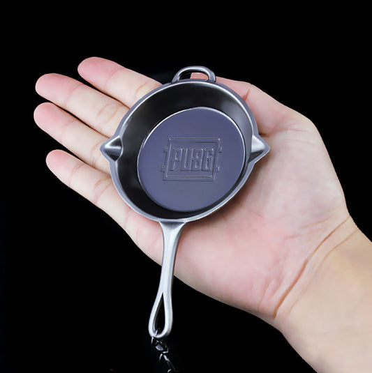 PUBG Mini Gun Model Fidget Toy Keychain Frying Pan