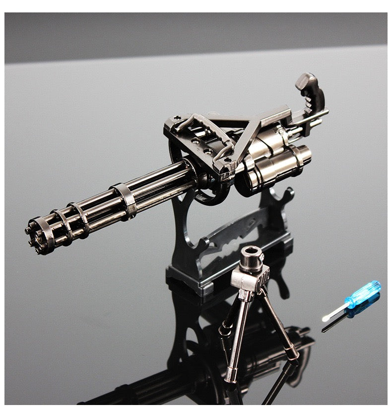 PUBG Mini Gun Model Fidget Toy Keychain Gatlin/Mini Black