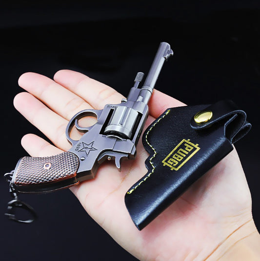 PUBG Mini Gun Model Fidget Toy Keychain Revolver