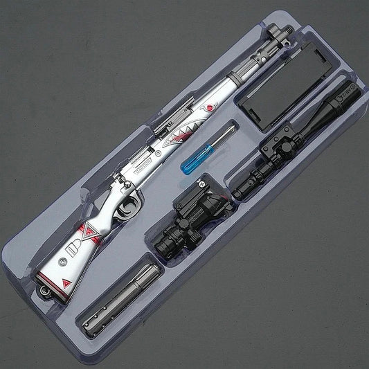 PUBG Mini Gun Model Keychain Kar98 Shark