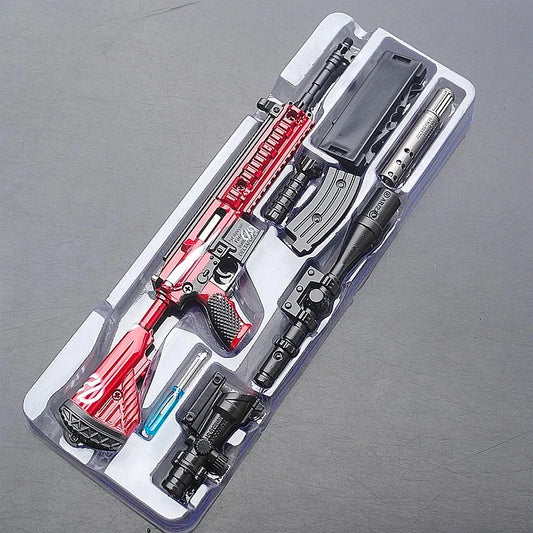 PUBG Mini Gun Model Keychain M416/HK416 Red