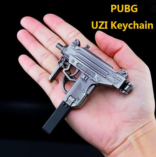 PUBG Mini Gun Model Keychain Uzi