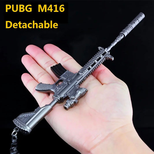 PUBG Mini Gun Model Keychain M416/HK416