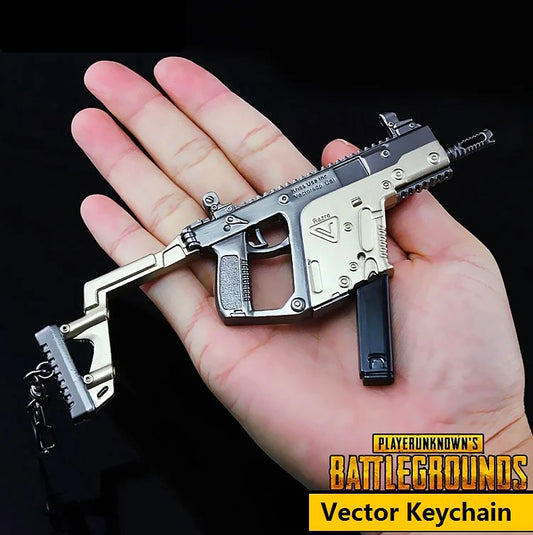 PUBG Mini Gun Model Keychain Kriss Vector