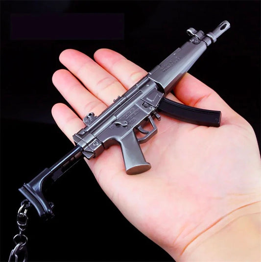 PUBG Mini Gun Model Keychain MP5