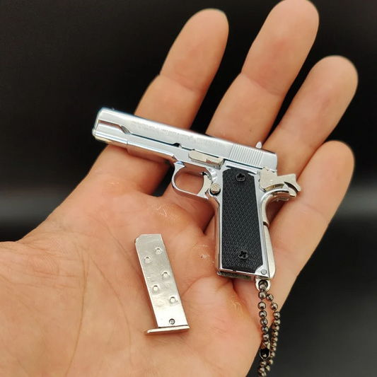 [FUNTIONAL/MODULAR ATTACHMENTS] M1911 Model Metal EDC Fidget Toy Keychain