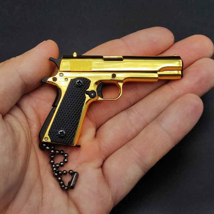 [FUNTIONAL/MODULAR ATTACHMENTS] M1911 Model Metal EDC Fidget Toy Keychain